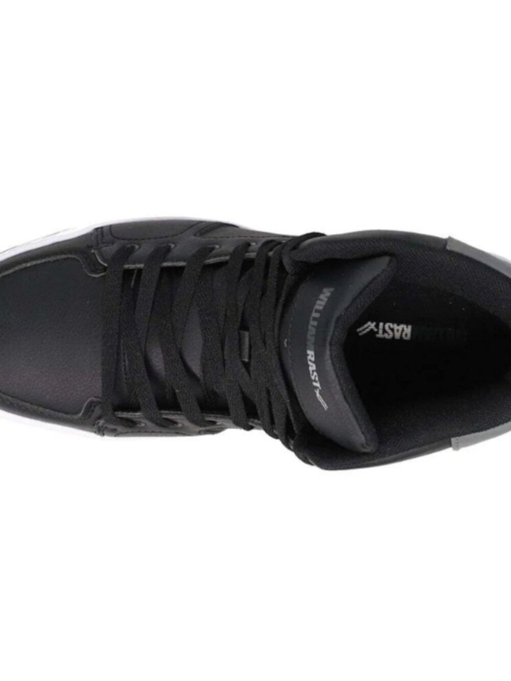William Rast Empire High Top Mens Black Sneakers Casual Shoes - Picture 4 of 7